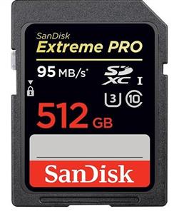 کارت حافظه SDXC سن دیسک مدل Extreme Pro کلاس 10 استاندارد UHS-I U3 سرعت 633X 95MBps ظرفیت 512 گیگابایت SanDisk Extreme Pro Class 10 UHS-I U3 633X 95MBps SDXC - 512GB
