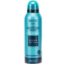 اسپری مردانه Ecco مدل Bvlgari Aqva Marine حجم 200 میلی لیتر Ecco Bvlgari Aqva Marine Spray For Men 200ml