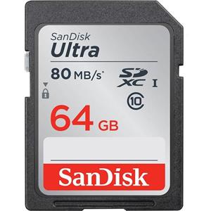 کارت حافظه micro SD 64GB سن دیسک مدل Ultra سرعت 533X SanDisk MicroSDXC 64GB Ultra 533X 80mb/s