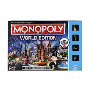 بازی فکری هاسبرو مدل Monopoly World Edition