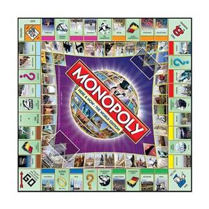 بازی فکری هاسبرو مدل Monopoly World Edition Hasbro Monopoly World Edition Intellectual Game