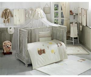 سرویس 9 تکه لحاف کودک کیدبو مدل Honey Bear Kidboo Honey Bear 9 Pieces Kids Duvet Set