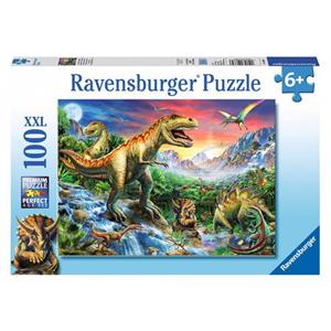 پازل 100 تکه راونزبرگر مدل Dinosaur Age Ravensburger Dinosaur Age Puzzle 100 Pcs