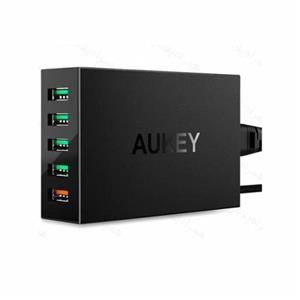 شارژر رومیزی 5 پورت Aukey PA-T15 Quick Charge 3.0 