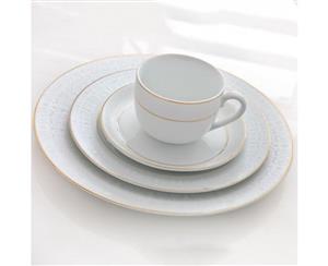 سرویس غذاخوری زرین 102 پارچه 12 نفره سری ایتالیا اف طرح سپید صدف درجه یک Zarin Iran Italia F Sepid Sadaf Pieces Porcelain Dinnerware Set High Grade 