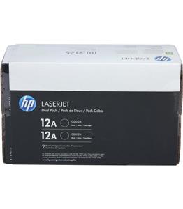 HP 12A BLACK Cartridge  طرح کارتریج لیزری اچ پی مدل  12A