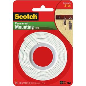 چسب دو طرفه اسکاچ مدل Permanent Mounting - پهنای 2.5 سانتی متر Scotch Permanent Mounting Double Sided Tape - Width 2.5cm