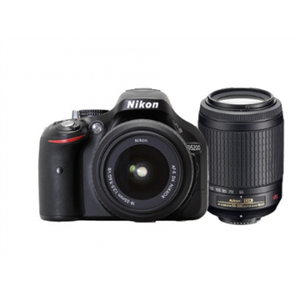دوربین عکاسی دیجیتال نیکون مدل D5200 به همراه لنز 55-18 و 200-55 میلی متر Nikon D5200 With 18-55 mm AF-S And 55-200 mm AF-S Digital Camera