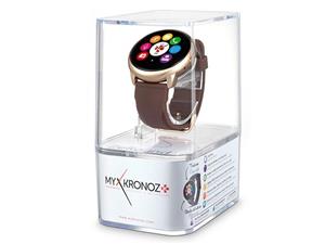 ساعت هوشمند مای کرونوز مدل Zeround Rose Gold-Brown Mykronoz Zeround Rose Gold-Brown Smart Watch