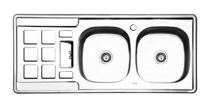 سینک ایلیا استیل مدل 4021 توکار Ilia Steel 4021 Inset Sink