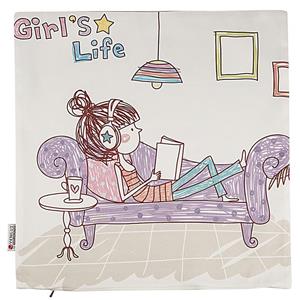 کاور کوسن ینیلوکس مدل Girls Life Yenilux Girls Life Cushion Cover