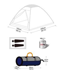 چادر سفری کینگ کمپ مدل KT3016 King Camp KT3016 Tent