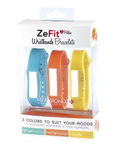  مچ‌بند هوشمند مای کرونوز ZeFit2 Pulse X3 Colorama Mykronoz ZeFit2 Pulse X3 Colorama Pack Wristbands