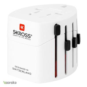 مبدل برق Skross World EVO Adapter 2 USB 