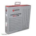 مبدل برق Skross World EVO Adapter 2 USB