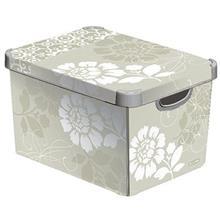 جعبه دکوری دردار کرور مدل Romance سایز یزرگ Curver Romance Decorative Box