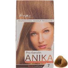 کیت رنگ مو آنیکا سری Pro Keratin مدل Natural شماره 7 Anika Pro Keratin Natural Hair Color Kit 7
