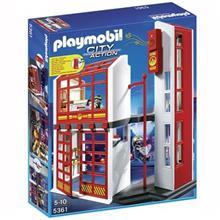 ساختنی پلی‌ موبیل مدل Fire Station with Alarm 5361 Playmobil Building 