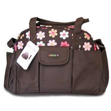 ساک لوازم کودک کالرلند قهوه ای گلدار Colorland 1170 diaper bag
