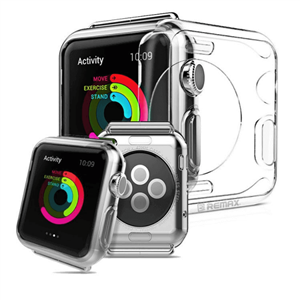 کاور ژله ای ساعت اپل واچ 38mm مدل Light برند HOCO Apple Watch 38mm Hoco Light Series Ultra Thin Transparent TPU Protective Case