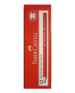 مداد قرمز فابر کاستل بسته 12 تایی Faber Castell Red Pencil 