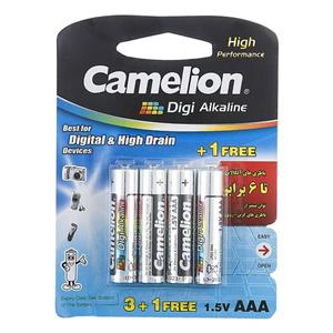 باتری نیم‌ قلمی کملیون مدل Digi Alkaline - بسته 2 عددی Camelion Digi Alkaline LR03 AAA Battery - Pack of 2