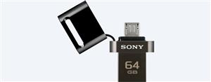 فلش مموری یو اس بی - او تی جی سونی ظرفیت 64 گیگابایت -    Sony USM-SA3 USB 3.0 and OTG Flash Memory - 64GB