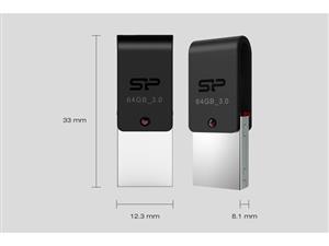 SILICON POWER Mobile X31-16GB- USB 3.0, USB 2.0 / micro-USB -OTG 