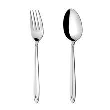 قاشق و چنگال ناب استیل 33 پارچه پالرمو (مات) Nab Steel Palermo Simple Fork And Spoon