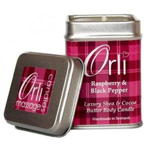 شمع ماساژ اورلی تمشک و فلفل سیاه Orli Raspberry & Black Pepper 108g 