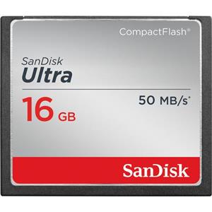 کارت حافظه CompactFlash سن دیسک مدل Ultra سرعت 333X 50MBps ظرفیت 16 گیگابایت Sandisk Ultra CompactFlash 333X 50MBps CF- 16GB