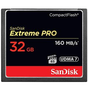 کارت حافظه CompactFlash سن دیسک مدل Extreme Pro سرعت 1067X 160MBps ظرفیت 32 گیگابایت SanDisk Extreme Pro CompactFlash 1067X 160MBps - 32GB