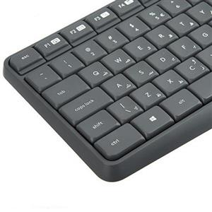 کیبورد و ماوس لاجیتک مدل MK235 با حروف فارسی Logitech MK235 Keyboard and Mouse with Persian Letters