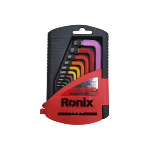 ست آلن 10 عددی کوتاه - RH-2031 Ronix - RH-2031 Hex Wrench Set