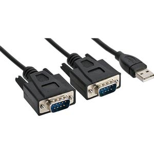 کابل تبدیل USB به 2x Serial بافو مدل BF 816 Bafo to 2xSerial cable converter 