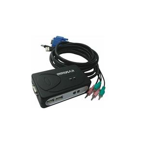 کی وی ام سوئیچ 2 پورت فرانت مدل FN-K2US Faranet USB 2port KVM Switch With Cable