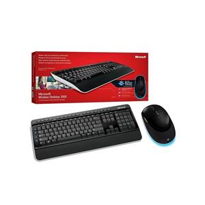 کیبورد و ماوس بی‌سیم مایکروسافت مدل دسکتاپ 3000 با حروف عربی Microsoft Desktop 3000 Wireless Keyboard and Mouse With Arabic Letters