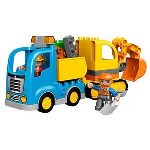 لگو سری Duplo مدل Truck Tracked Excavator 10812 Lego Duplo Truck Tracked Excavator 10812