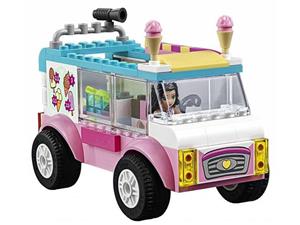 لگو سری Juniors مدل Emmas Ice Cream Truck 10727 Lego Juniors Emmas Ice Cream Truck 10727