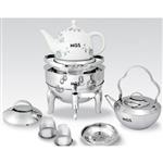 ست قوری و کتری پایه دار ام جی اس مدل MGS Kettele And Porcelain Pot Set - 240F6