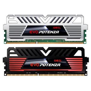 رم دسکتاپ DDR4 دو کاناله 3000 مگاهرتز CL15 گیل مدل Potenza ظرفیت 16 گیگابایت Geil Evo Potenza DDR4 3000MHz CL15 Dual Channel Desktop RAM - 16GB