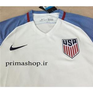 پیراهن اول تیم ملی آمریکا 2016 USA 2016 Home Soccer Jersey 