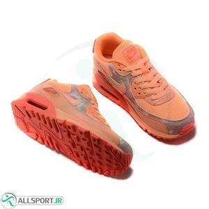 کتانی رانینگ زنانه نایک ایر مکس Orange Nike Air Max 90 Air Brush Sunset Orange