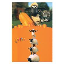دفتر افرا 50 برگ طرح بره ناقلا Afra Shaun the Sheep 50 Sheets Notebook