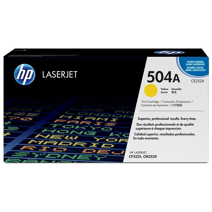 HP 504A Yellow LaserJet Toner Cartridge