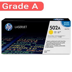 Hp 502A-Q6472A Yellow Laserjet cartridge کارتریج لیزری اورجینال اچ پی  502A زرد (HP Original Laserjet Toner Cartridge Yellow 502A (Q6472A