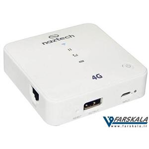 مودم بی سیم 4G به همراه پاوربانک نزتک Naztech NZT 9930S Router Wi Fi Hotspot and Powerbank 