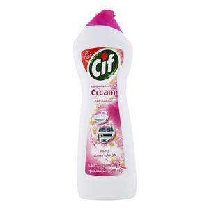 کرم تمیزکننده سطوح سیف با رایحه گل های بهاری حجم 750 میلی لیتر Cif Spring Flowers Surface Cleaner Cream 750ml