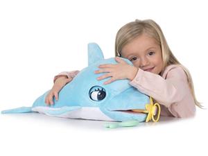 عروسک  آی ام سی تویز مدل Blue Blue The Baby Dolphin سایز بزرگ IMC Toys Blue Blue The Baby Dolphin Doll Size Large
