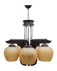 لوستر چشمه نور 5 شعله کد 503 Cheshmeh Noor Five Branches 503 Chandelier